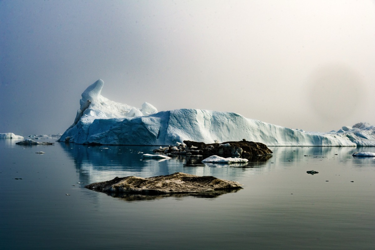 Lots of beautiful, but dangerous, icebergs in Disko Bay