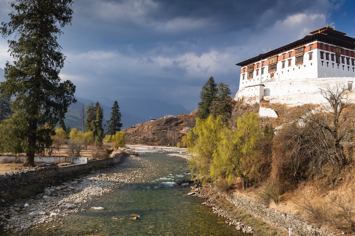 The Paro Valley and the Ringpung Dzong