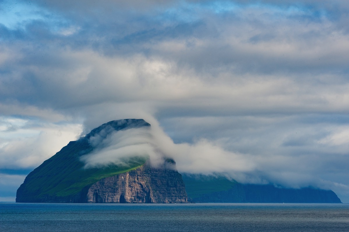 Island of Koltur as seen from Miðvágur