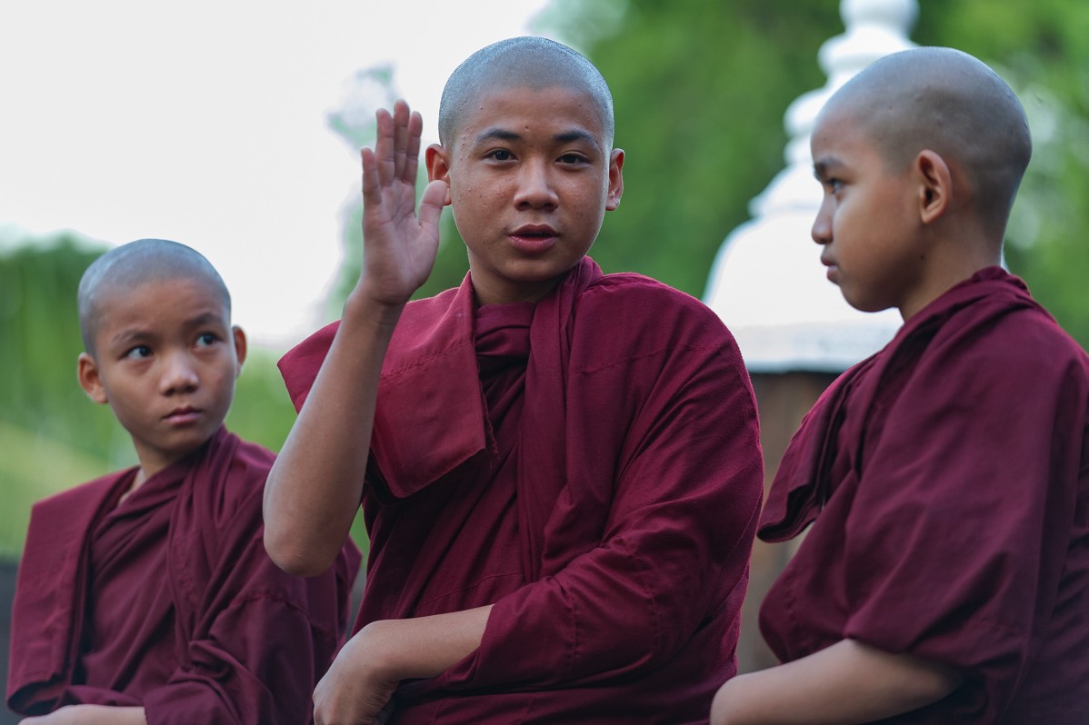 Rent-a-Monks at Shwekyin Monastery