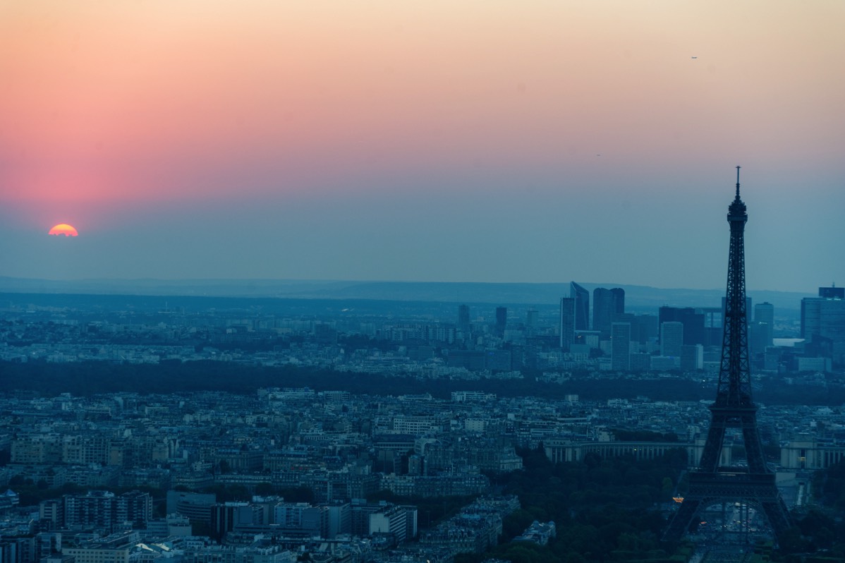 Paris from the Montparnasse Tower Observation deck