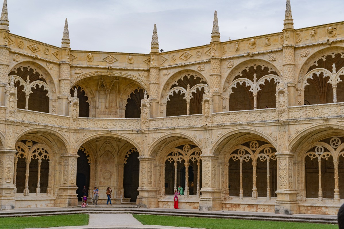 The cloister of the Monastery of the Hieronymites